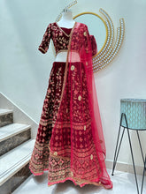 Velvet Lehenga